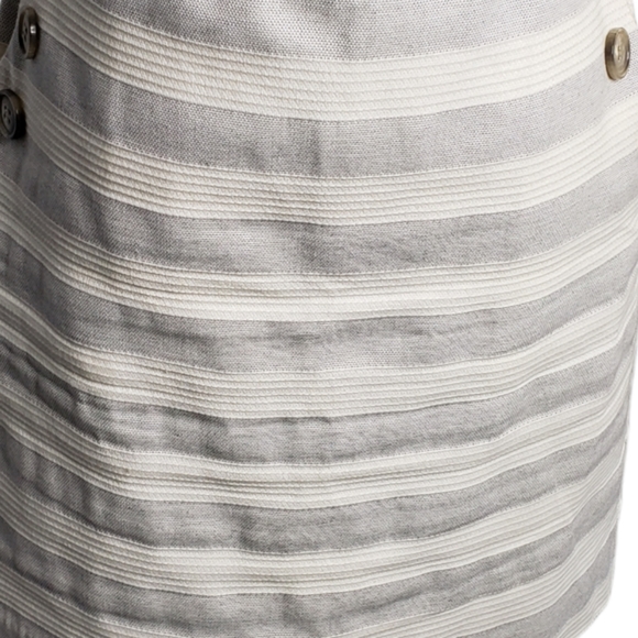 Loft Petites Woven sailor French Breton Nautical Preppy Striped Cotton Skirt 8p - Picture 13 of 14